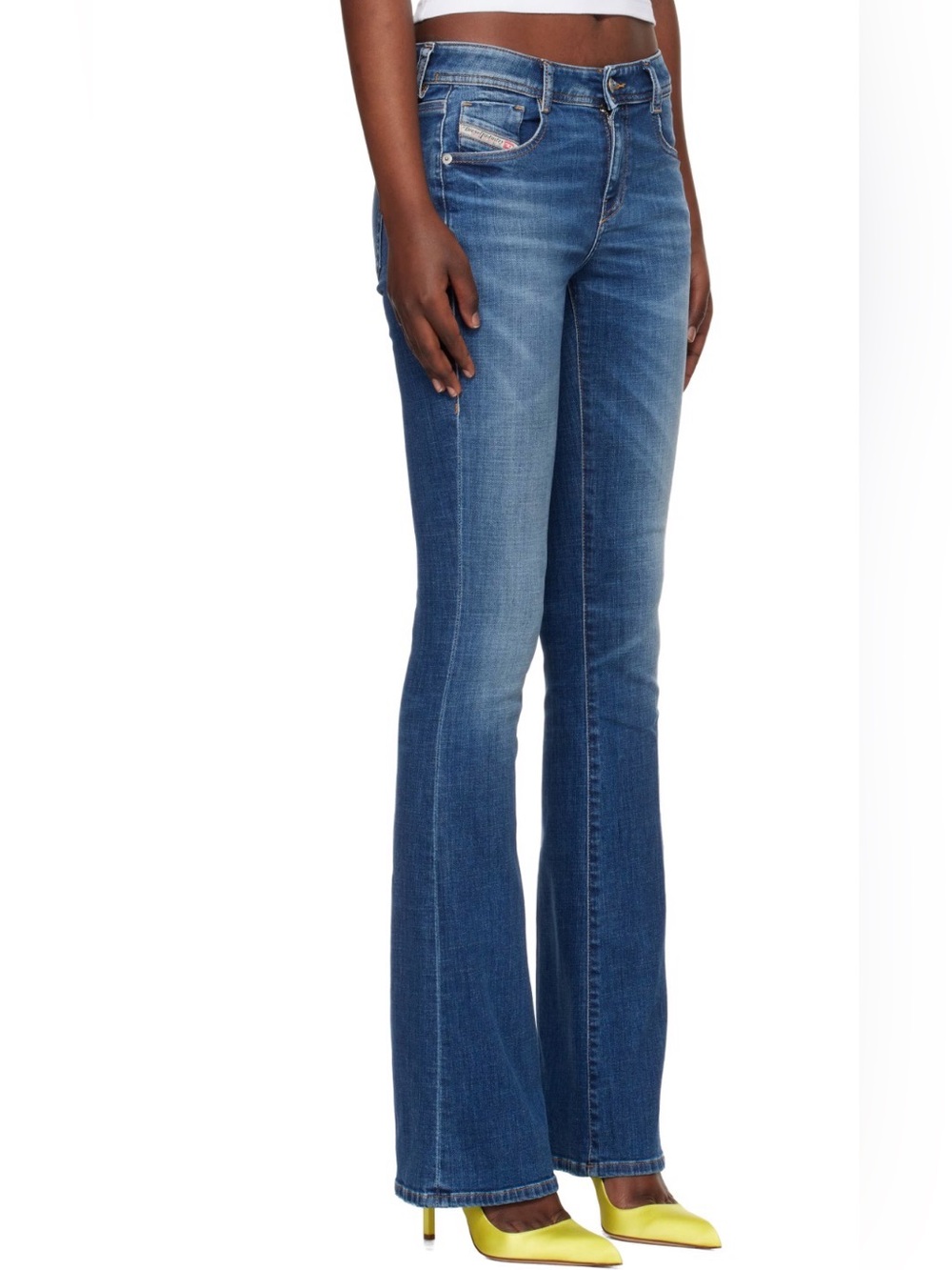 DIESEL  D-EBBEY BOOTCUT LOW WAIST JEANS